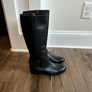 Frye Black Leather Boots